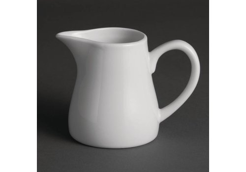  Olympia White Porcelain Milk Jug | 21.2 cl (Pack of 6) 