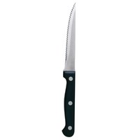 Steakmesser mit Wellenschliff | 12 Stück | Schwarz