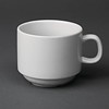 Olympia Stackable Coffee Cups White Porcelain 20 cl (Piece 12)