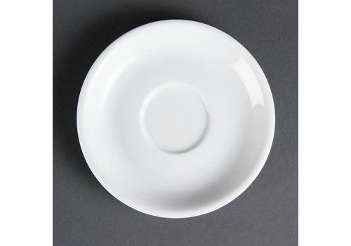  Olympia Porcelain Cappuccino Saucer TBV KHN81946 (Pieces 12) 