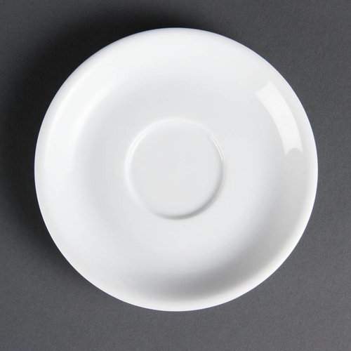  Olympia Cappuccino-Untertasse aus Porzellan TBV KHN81946 (12 Stück) 