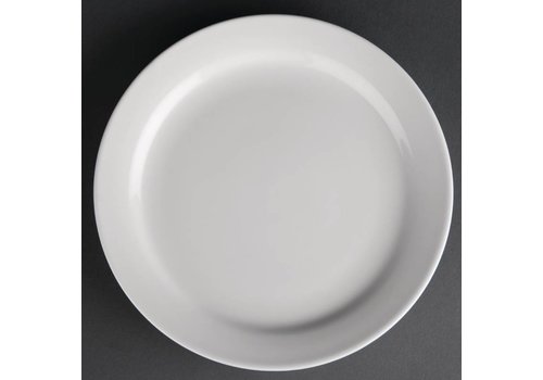 Athena Assiette en porcelaine à bord étroit | 15 cm (12 pièces) 