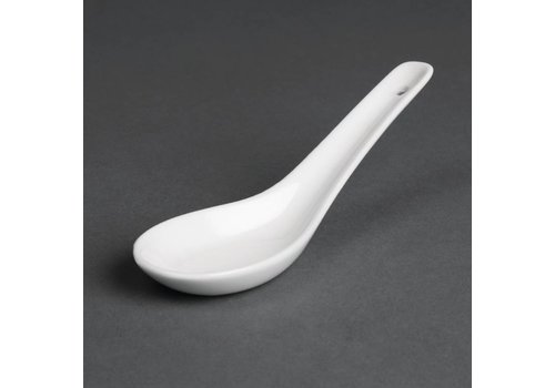  Olympia Rice Spoon | 24 pieces | Porcelain | White 