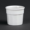 Casserole en porcelaine blanche 4,5x5cm | 12 pièces