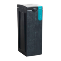 Cup waste bin | 70 liters | Gray | 28x43x(h)77 cm