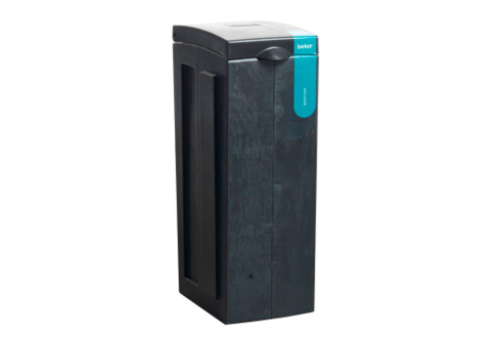  HorecaTraders Cup waste bin | 70 liters | Gray | 28x43x(h)77 cm 