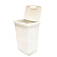 Poubelle à gobelets en plastique | Blanc | 5 trous