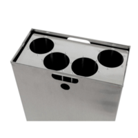 Stainless steel | cup waste bin | half inner box