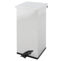 Stainless steel | cup waste bin | 55 liters