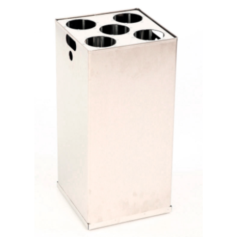 Poubelle à gobelets en acier inoxydable | 55 litres | (H) 60 cm