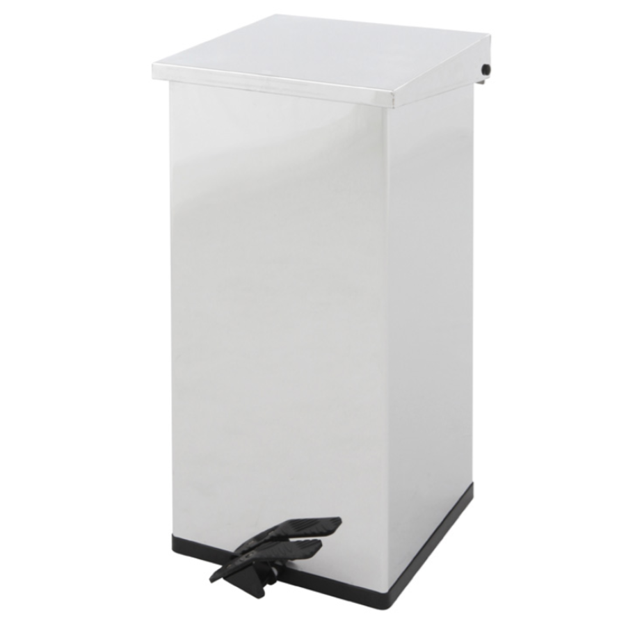 Stainless steel | cup waste bin | half liner | 55 ltr