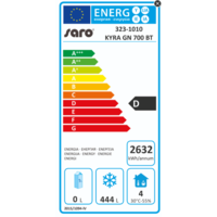 Congélateur avec refroidissement par ventilateur | 685 litres | 74 x 83 x (h)201 cm