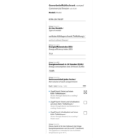 Congélateur avec refroidissement par ventilateur | 685 litres | 74 x 83 x (h)201 cm