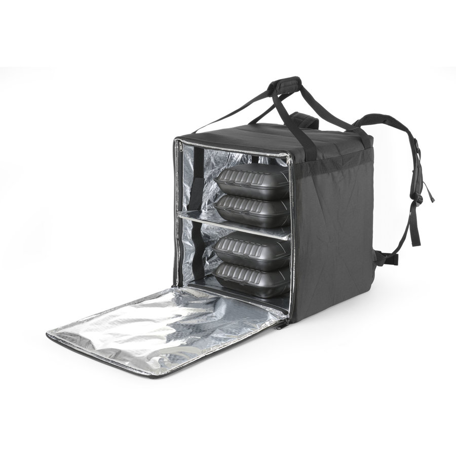 Sac à dos isotherme pour livraison de pizzas et de repas | Capuchon. 10 pizzas