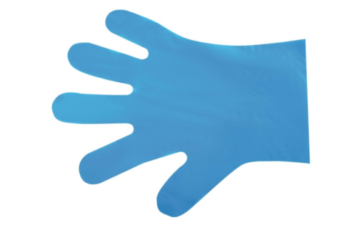  HorecaTraders Composteerbare handschoenen | Blauw - medium | 2400 stuks 