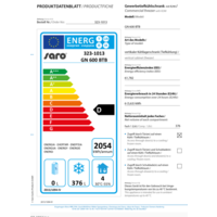 Freezer with fan | -20 to -10°C | 540 litres | 680 x 810 x 2000 mm