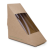 HorecaTraders Degradable sandwich boxes | Kraft paper | 500 pieces