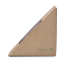 Boîtes à sandwich biodégradables | Papier kraft | 500 pièces