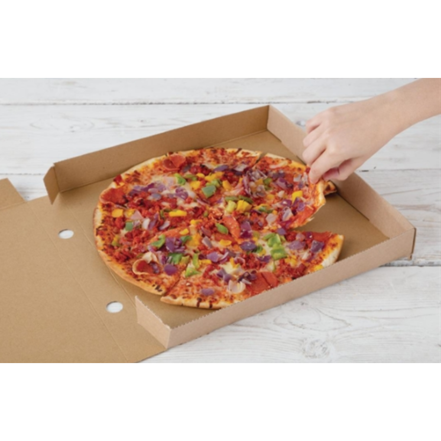 Composteerbare kartonnen pizzadoos | 50 Stuks | 36x36 cm