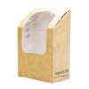 Biodegradable tortilla boxes | PLA window | 500 pieces