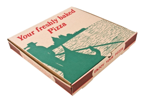  HorecaTraders Boîtes à pizza | 31,1x31,1 cm | 100 pièces 