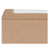 Afbreekbare sandwichboxen | 500 stuks | PLA venster | kraftpapier