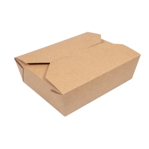  HorecaTraders Biodegradable food box | 5(h)x15.2x12.1 cm | 150 pieces 