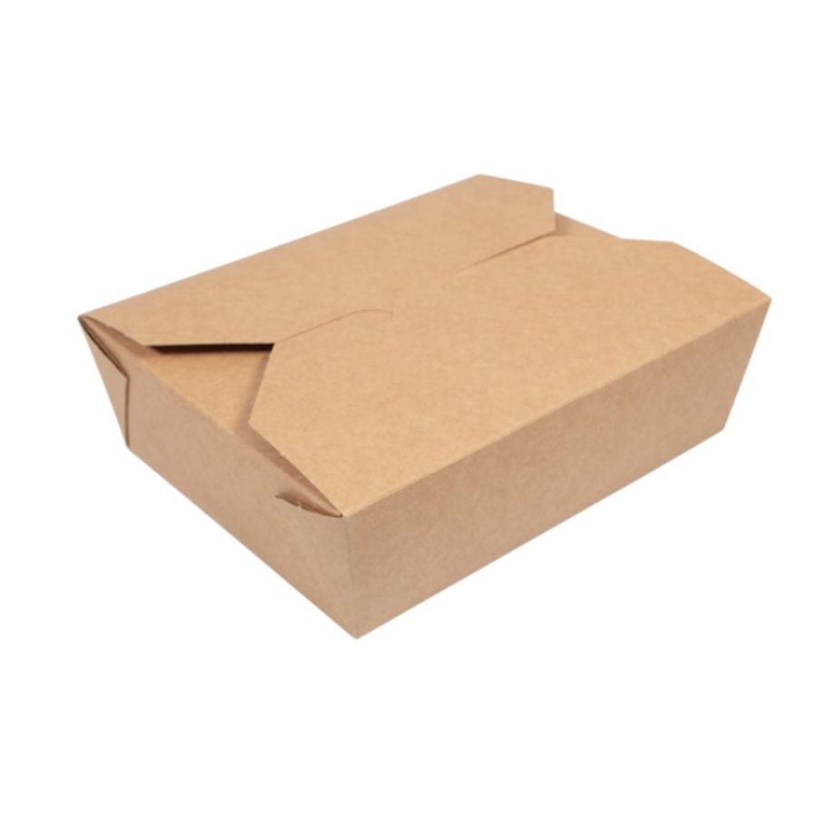 Boîte alimentaire biodégradable | 5(h)x15,2x12,1 cm |150 pièces