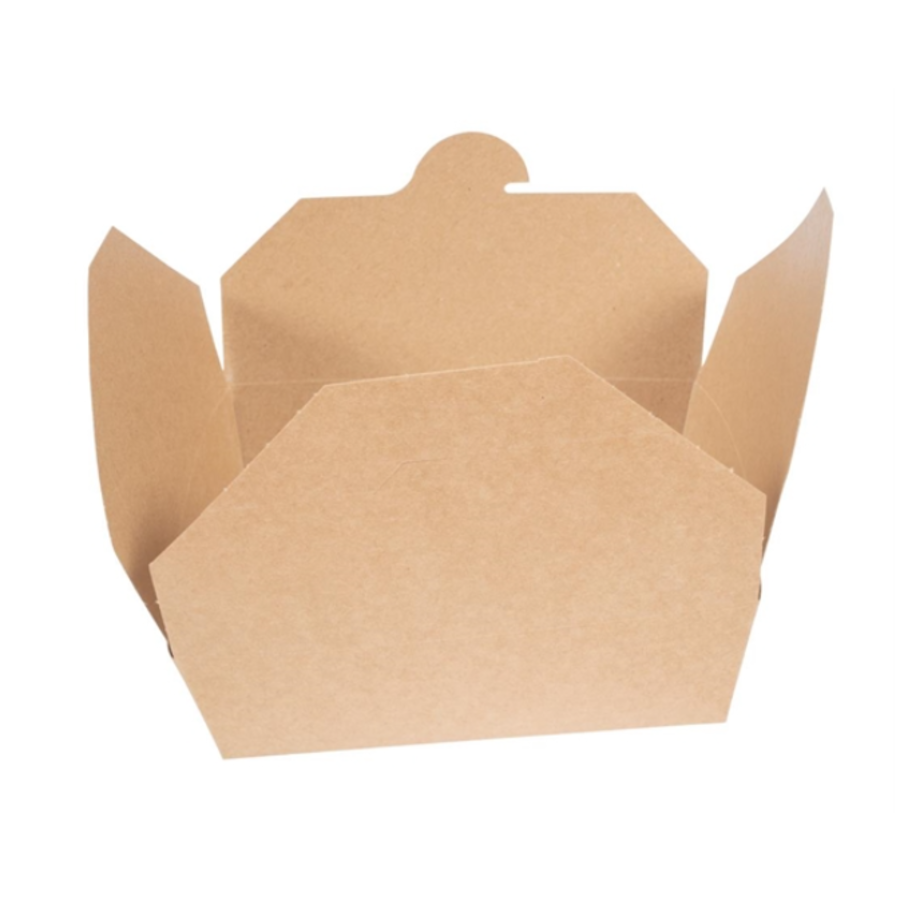 Boîte alimentaire biodégradable | 5(h)x15,2x12,1 cm |150 pièces