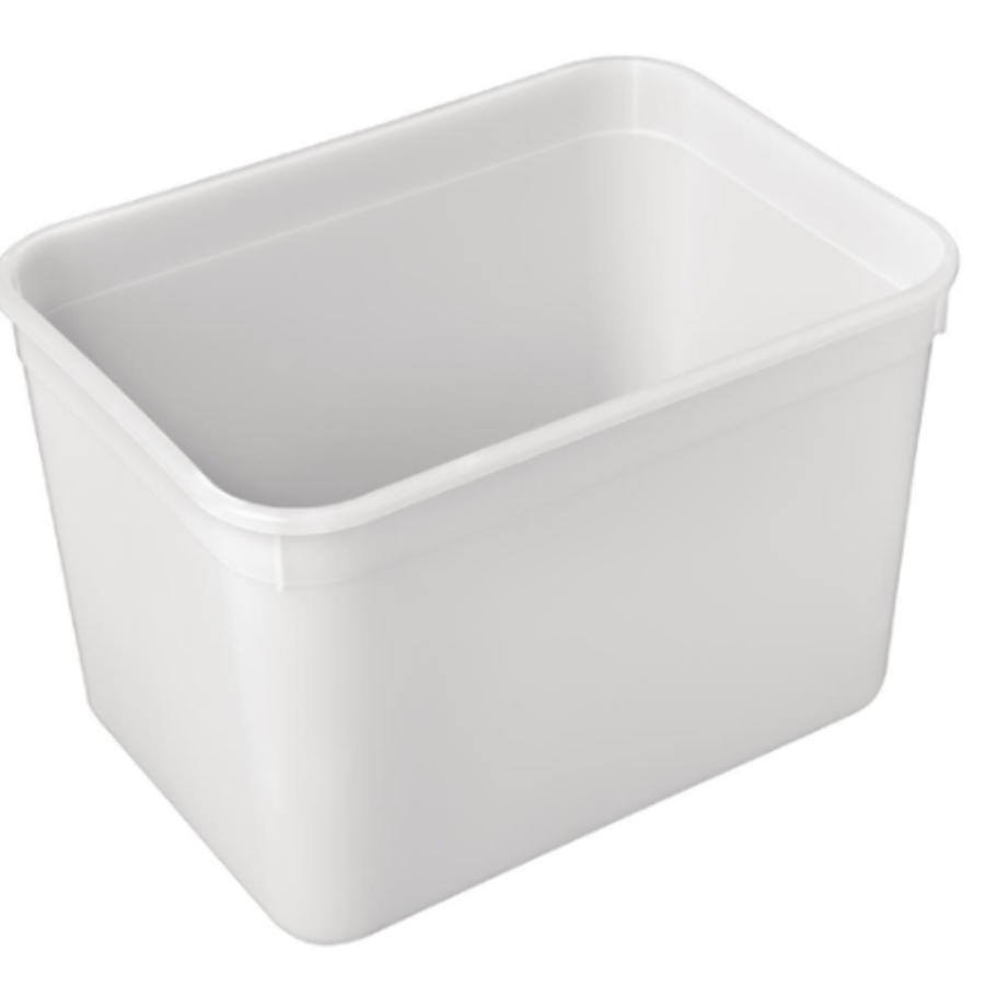 Plastic ice cream containers | 4L | 20 pieces