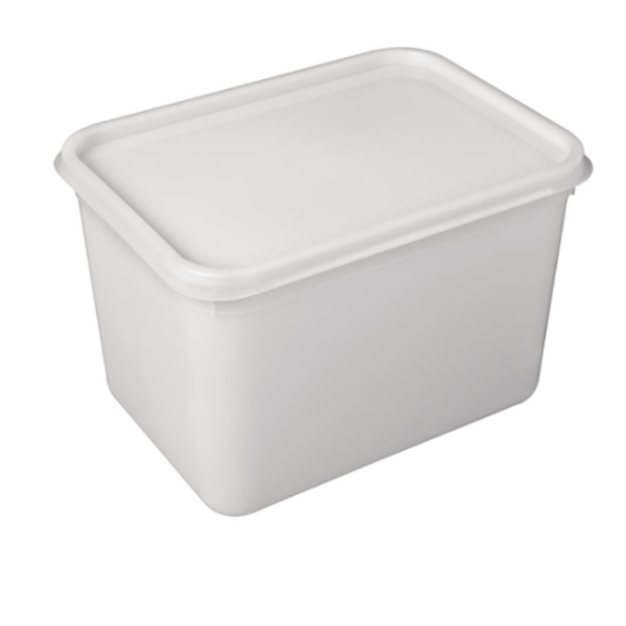 Plastic ice cream containers | 4L | 20 pieces