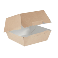 Hamburger boxes biodegradable | 10.8x10.8 cm | 250 pieces