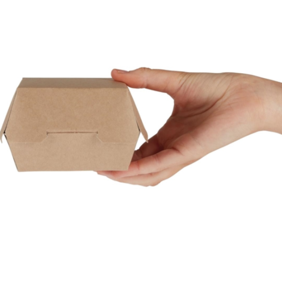hamburger boxes biodegradable standard 10.8 cm (250 pieces)