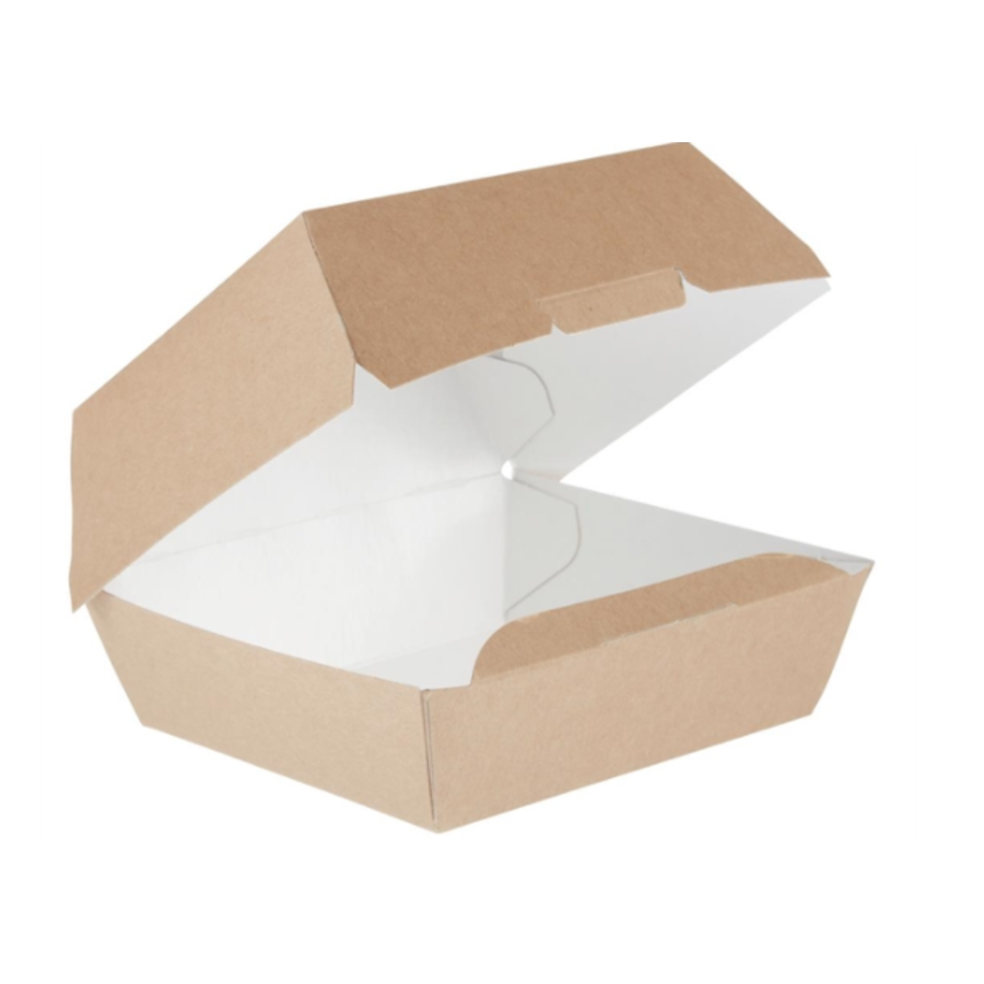 burger boxes compostable large 13.5 cm (250 pieces)