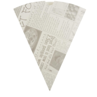 biodegradable chip bags with newspaper print | 1000 pcs