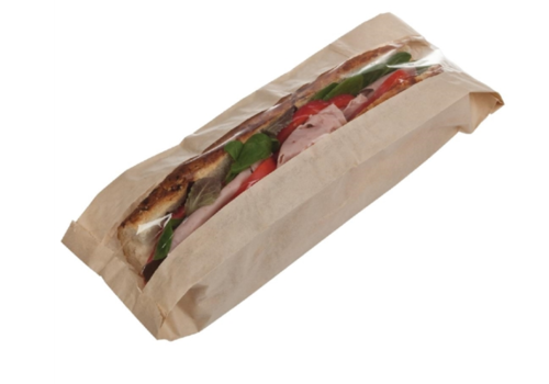  HorecaTraders Baguettetüten aus recycelbarem Papier | 1000 Stück 