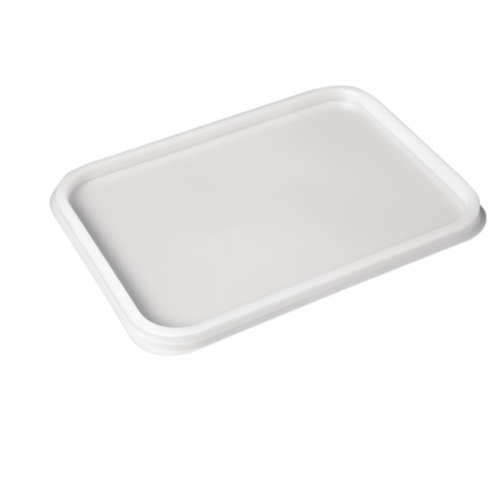  HorecaTraders Couvercles en plastique pour pots de glace | 2L | 60 pièces 