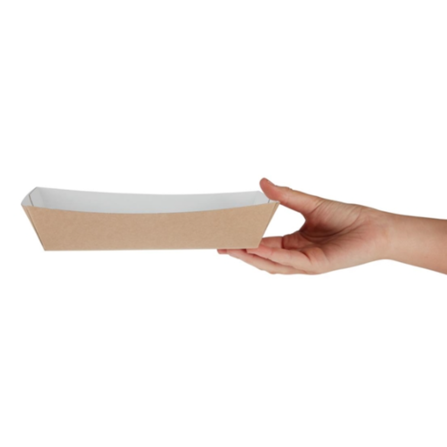 Contenants alimentaires Kraft compostables | 22 cm | 250 pièces