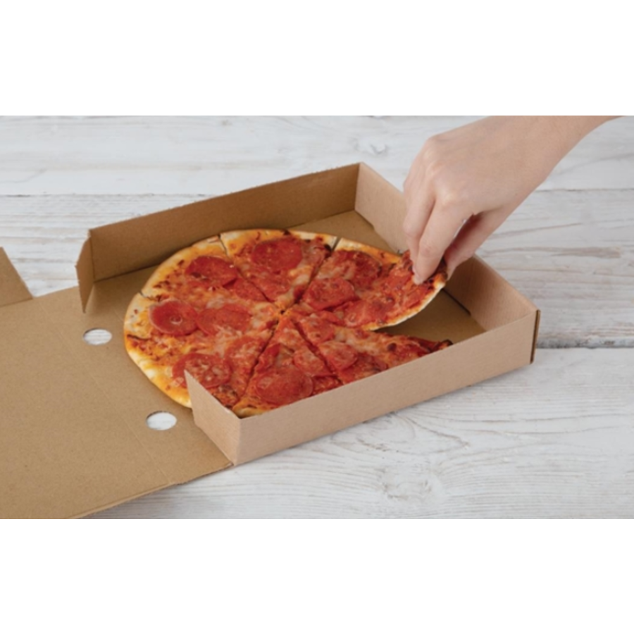 Afbreekbare kartonnen pizzadozen | 23cm | 100 stuks