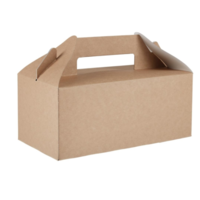 Contenants alimentaires portables biodégradables | 125 pièces | papier kraft