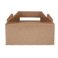 Contenants alimentaires portables biodégradables | 125 pièces | papier kraft