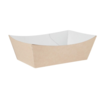 HorecaTraders Bols alimentaires biodégradables | 12,4 cm | papier kraft | 500 pièces