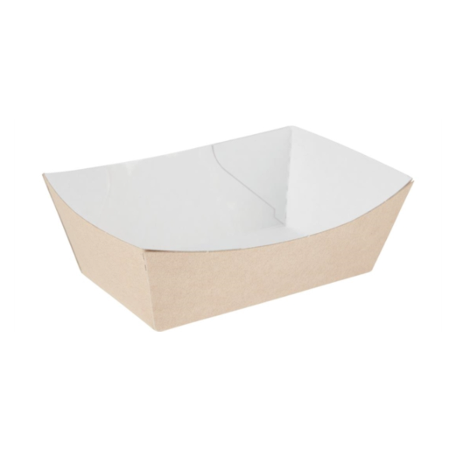 Bols alimentaires biodégradables | 12,4 cm | papier kraft | 500 pièces