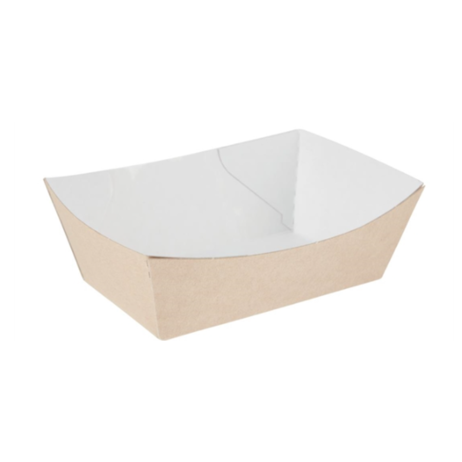 Degradable food bowls | 12.4 cm | kraft paper | 500 pcs