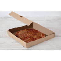 boîte à pizza | Biodégradable | carton | 31,1 x 31,1 x 4,6 cm | 100 pièces