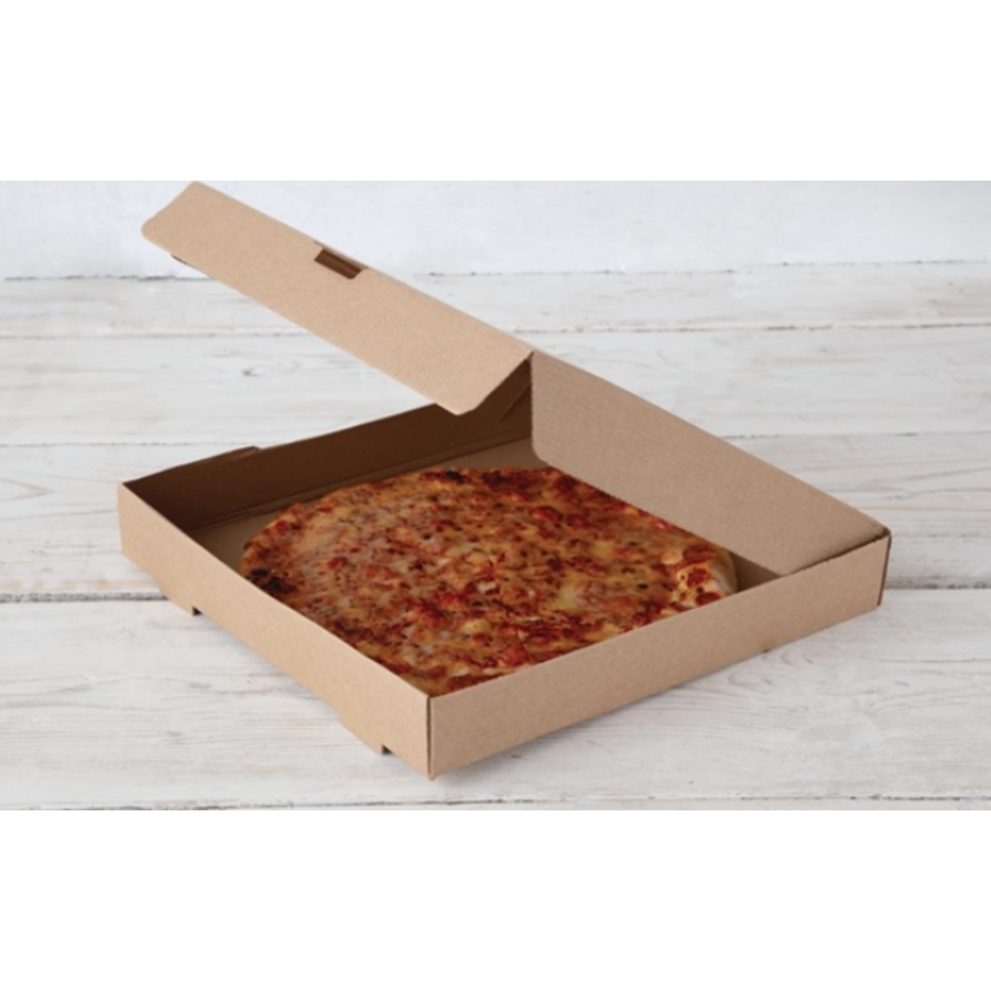 boîte à pizza | Biodégradable | carton | 31,1 x 31,1 x 4,6 cm | 100 pièces