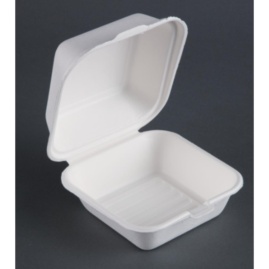 Coupes à hamburger | Biodégradable | 500 pièces | 15 x 15,3 x 8,4 cm