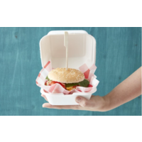 Hamburger trays | Degradable | 500 pcs. | 15 x 15.3 x 8.4 cm