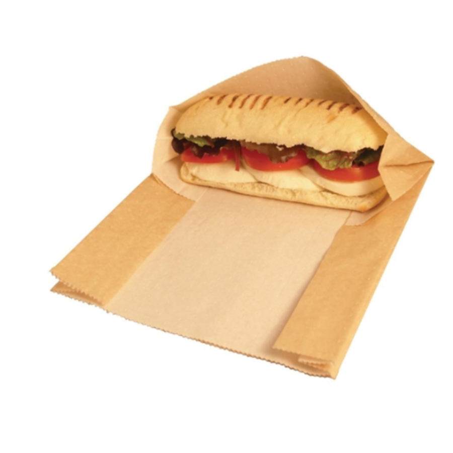 Sacs à panini | Biodégradable | 500 pièces | 22,8 x 22,8 cm