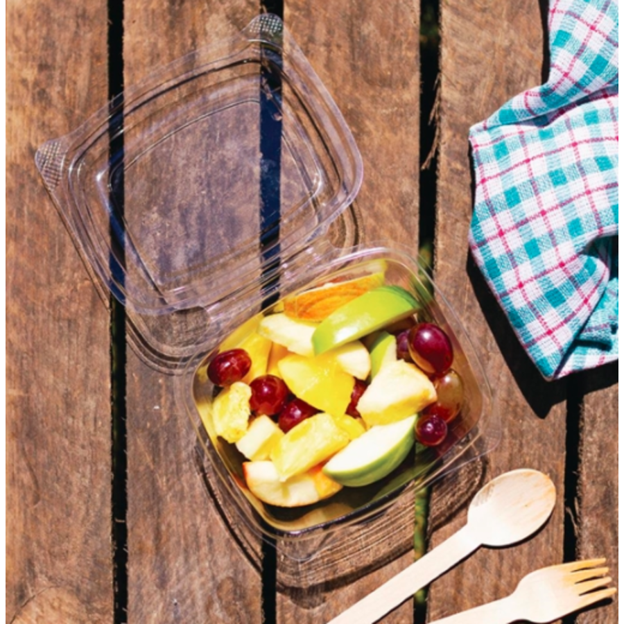 Bacs alimentaires | Plastique | 300 pièces | 13,5 x 12,3 x 6,5 cm